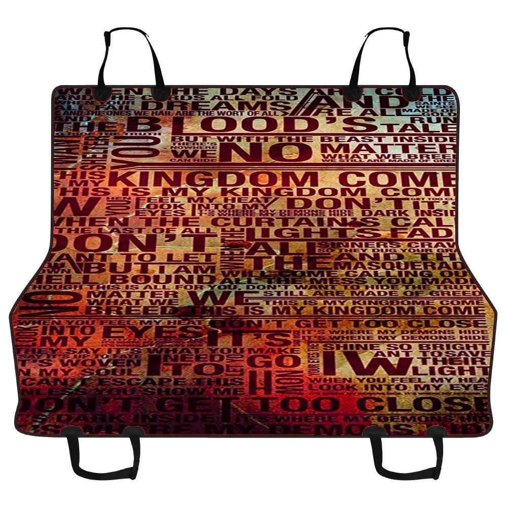 Imagine Dragons Lyric Nebula Car Pet Seat Cover