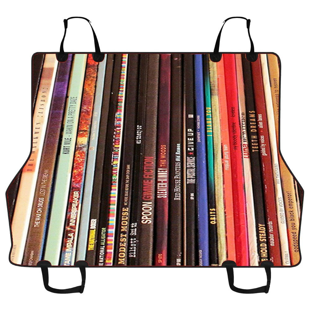 Indie Rock Vinyl Records Collection Car Pet Seat Cover