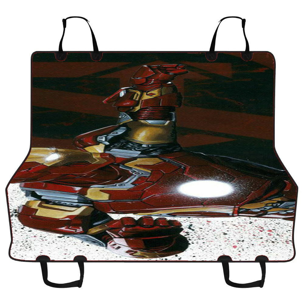 Iron Man Action Car Pet Seat Cover