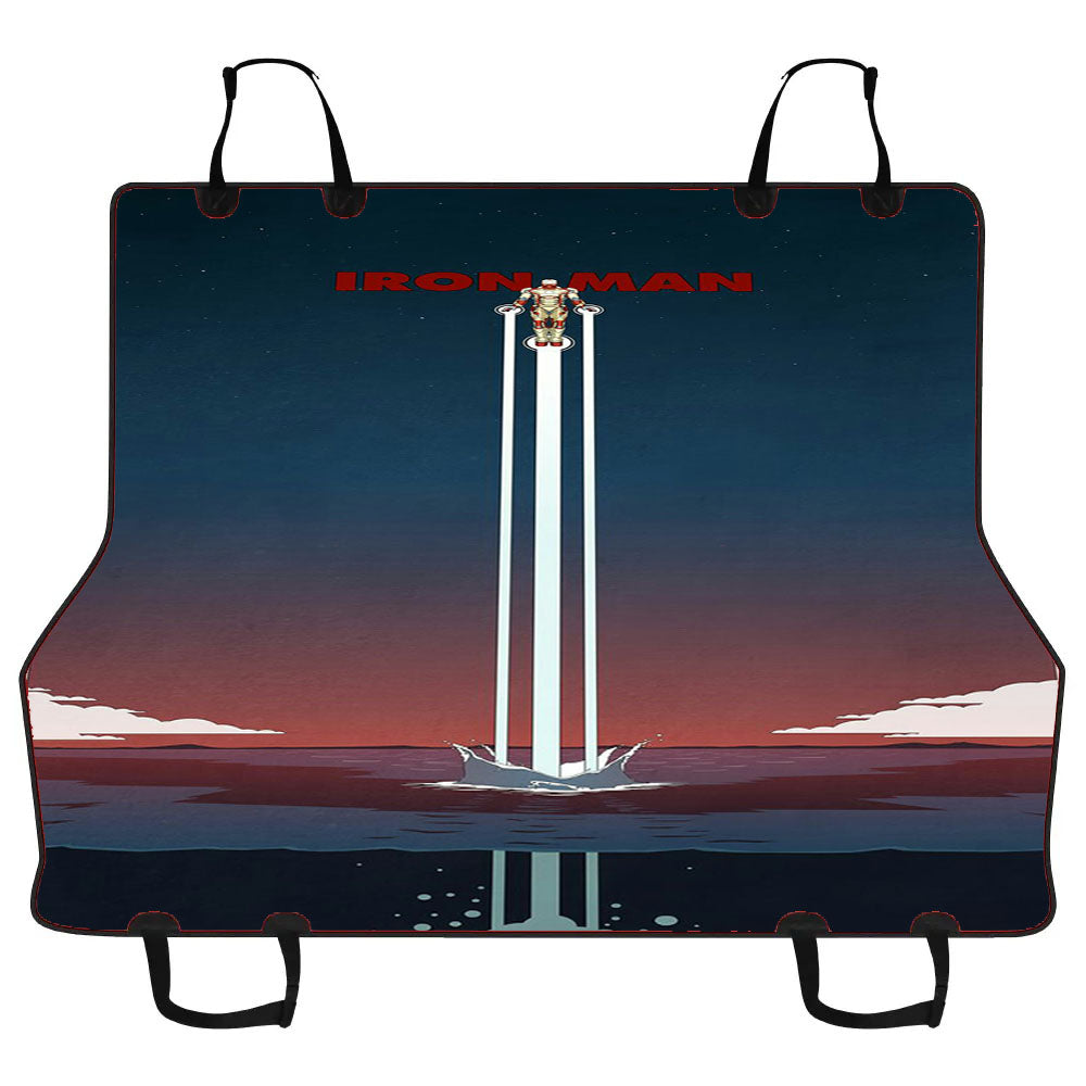 Iron Man Cartoon Car Pet Seat Cover