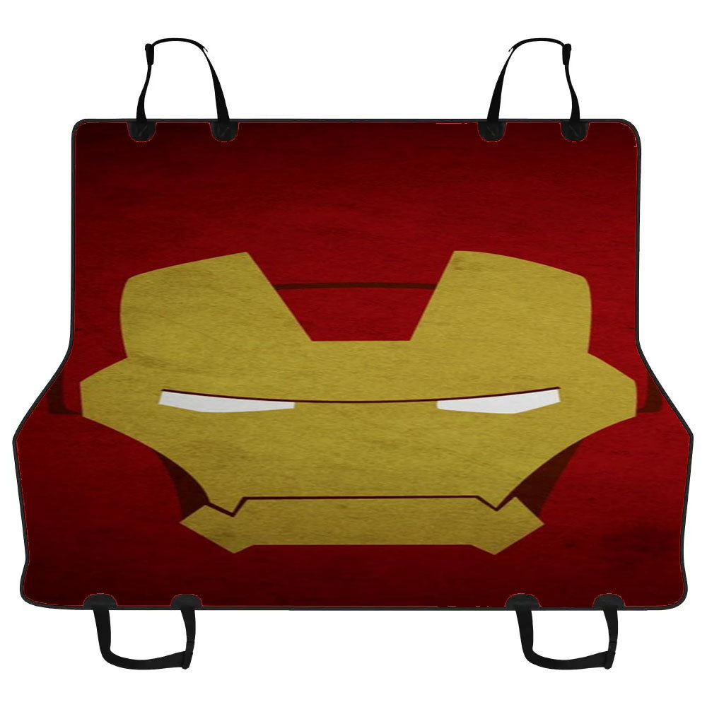 Iron Man Face Car Pet Seat Cover