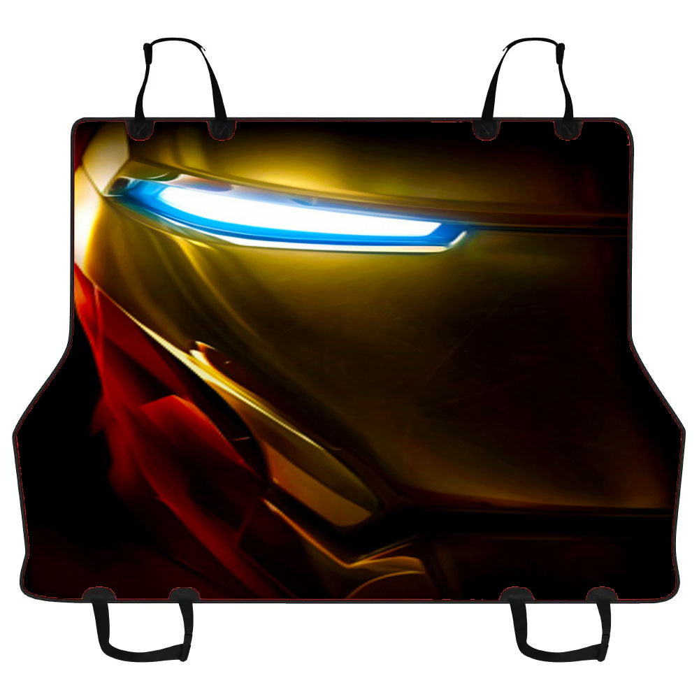 Iron Man Helmet Car Pet Seat Cover