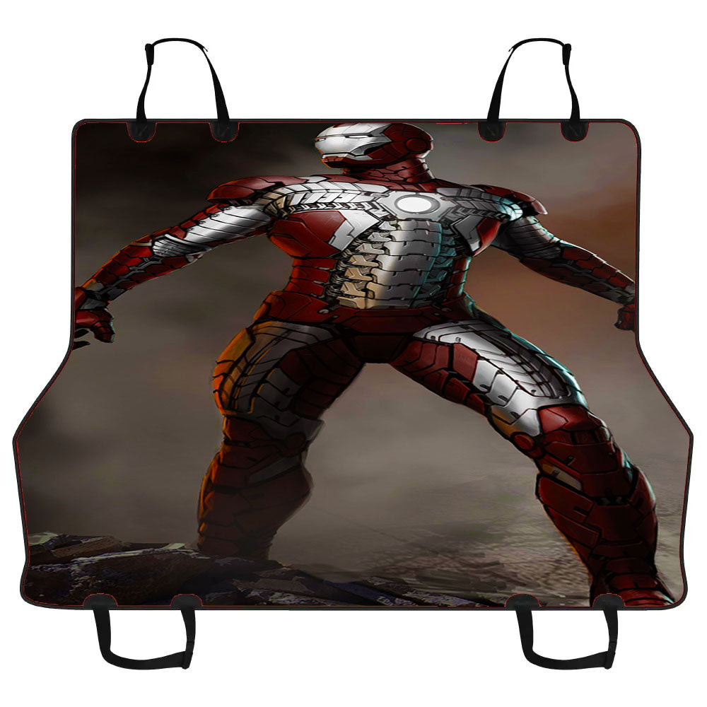 Iron Man Mark V Comic Car Pet Seat Cover