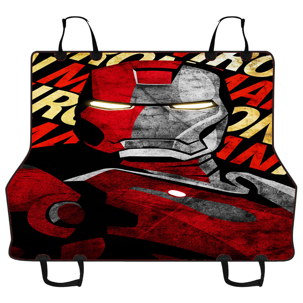 Iron Man Minimalistic Car Pet Seat Cover