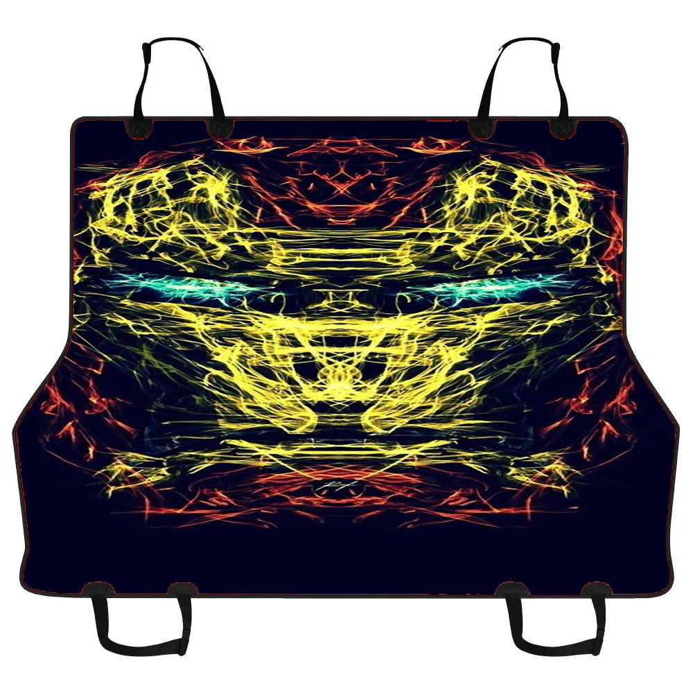 Iron Man Particle Glow Car Pet Seat Cover