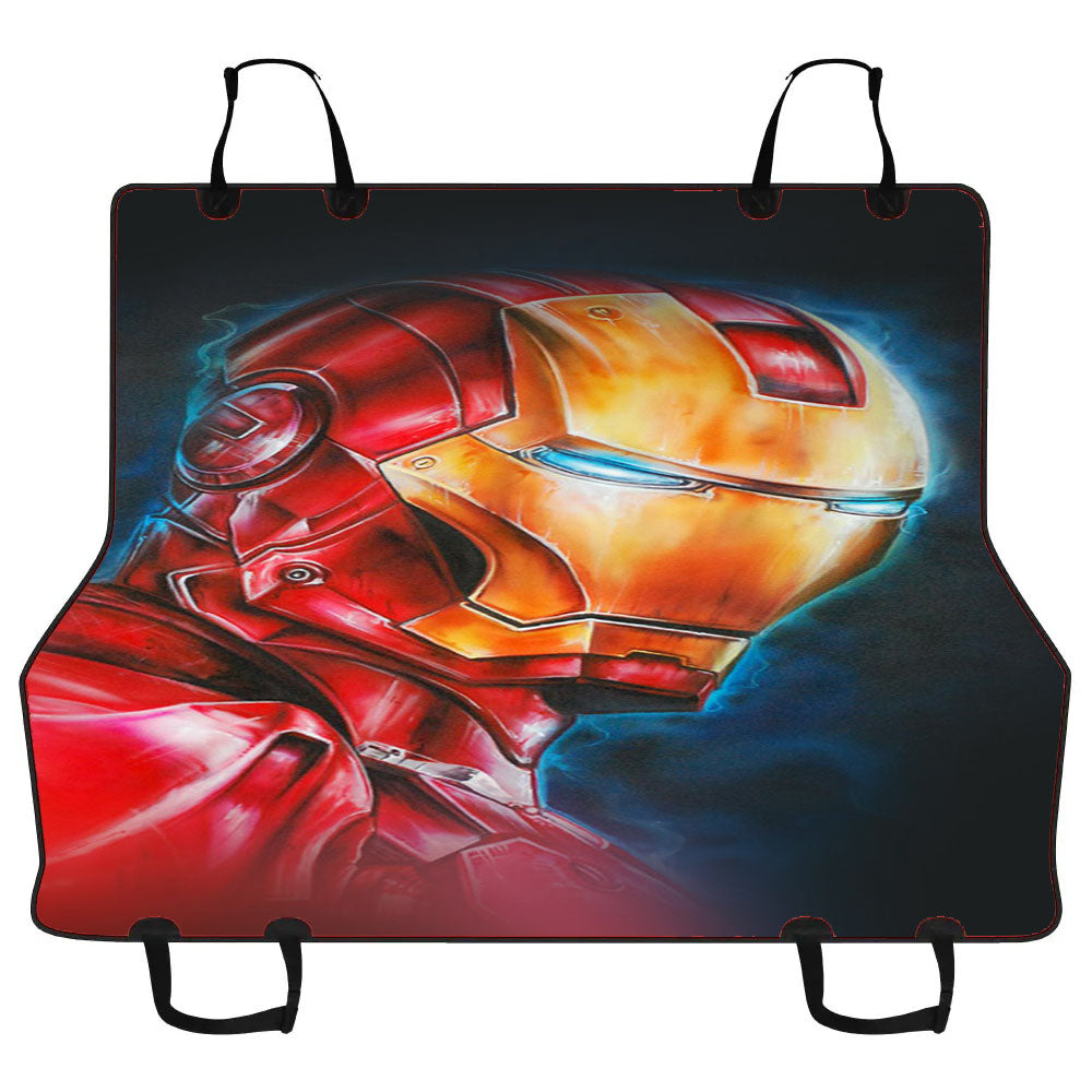 Iron Man Portrait Car Pet Seat Cover