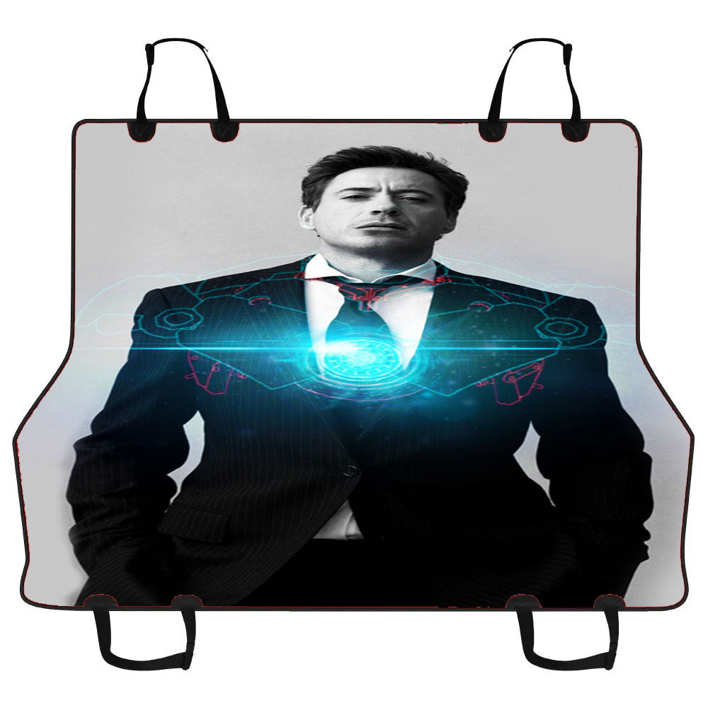 Iron Man Tony Stark Black Suit Car Pet Seat Cover