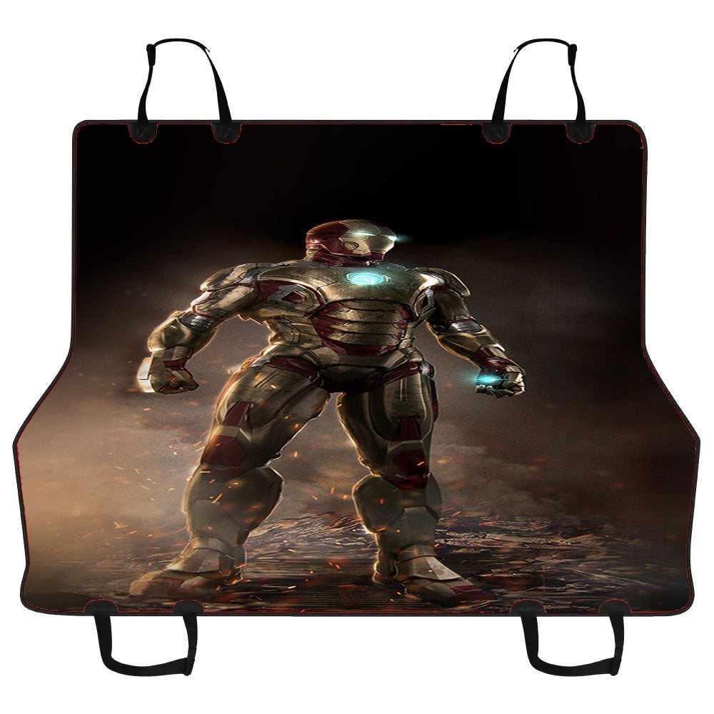 Ironman Illust Car Pet Seat Cover