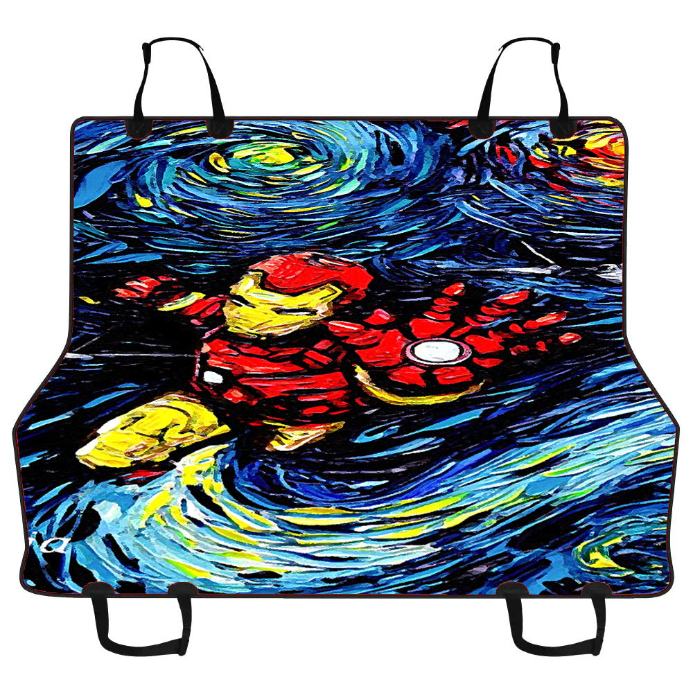 Ironman Starry Night Car Pet Seat Cover