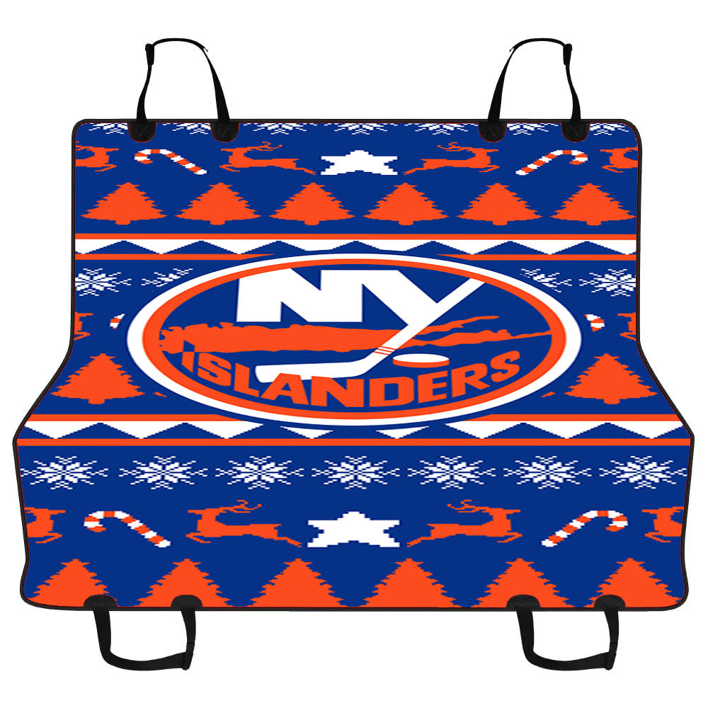 Islanders Christmas Sweater Car Pet Seat Cover