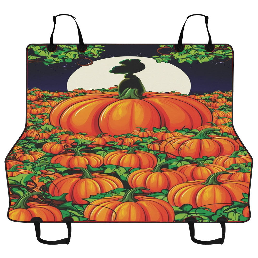 It'S The Great Pumpkin Snoopy Car Pet Seat Cover