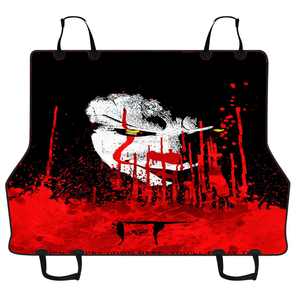 It The Clown Pennywise When You Down Here Car Pet Seat Cover