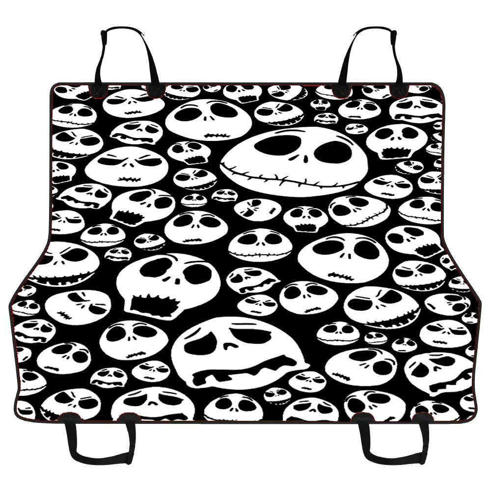 Jack Skellington Face Pattern Car Pet Seat Cover