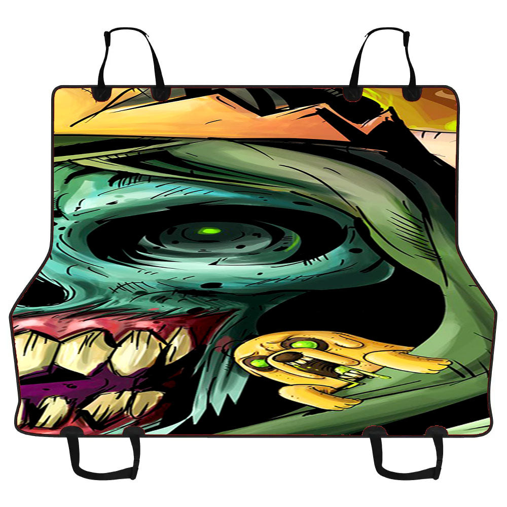 Jake And Skull Monster Car Pet Seat Cover