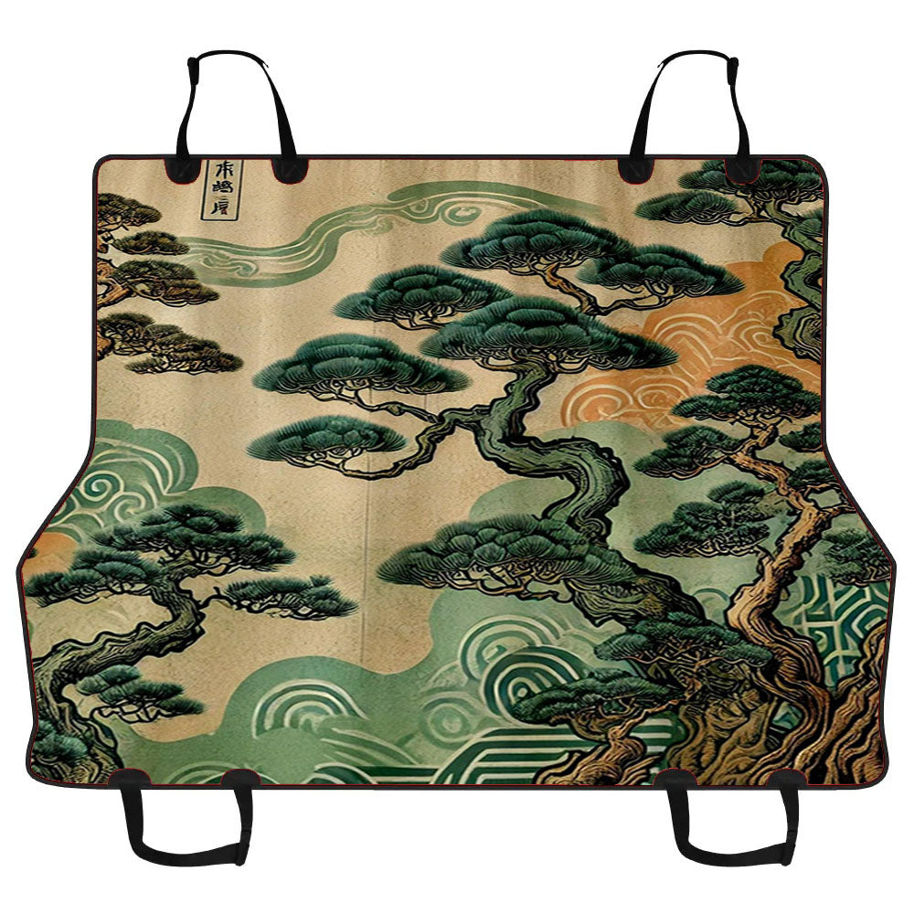 Japanese Pine Tree Car Pet Seat Cover