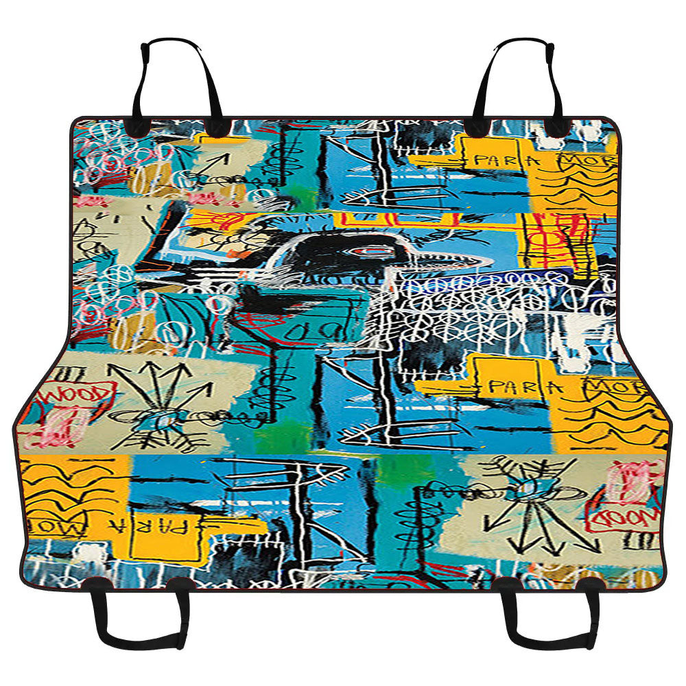 Jean Michel Basquiat 3 Car Pet Seat Cover