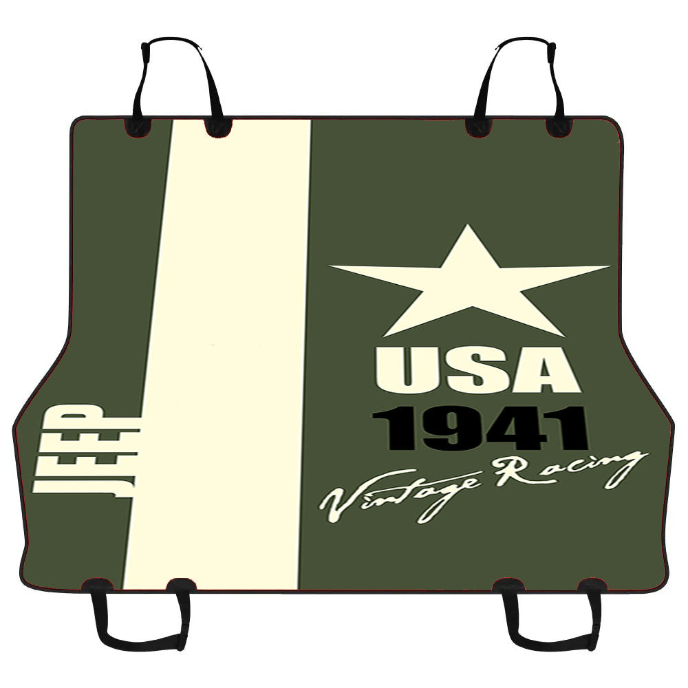 Jeep 1941 Vintage Racing Car Pet Seat Cover
