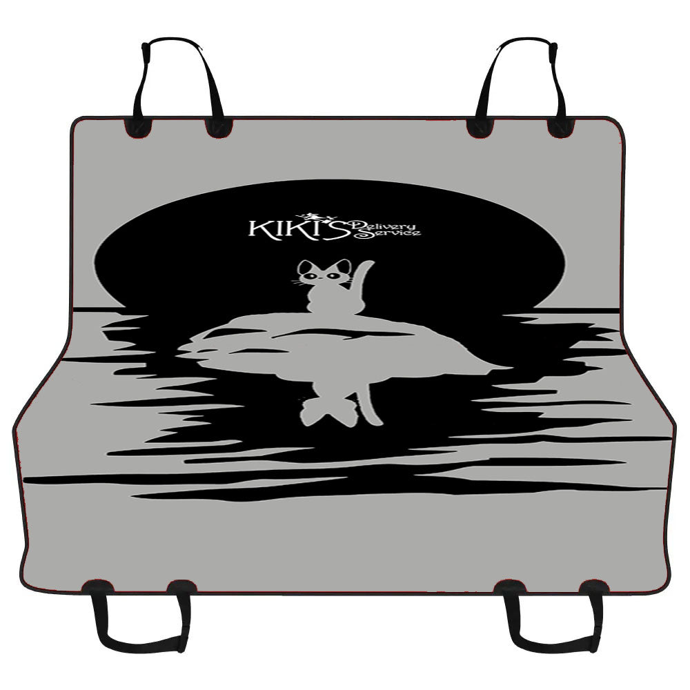 Jiji Kiki'S Delivery Service Cat Silhouette Car Pet Seat Cover