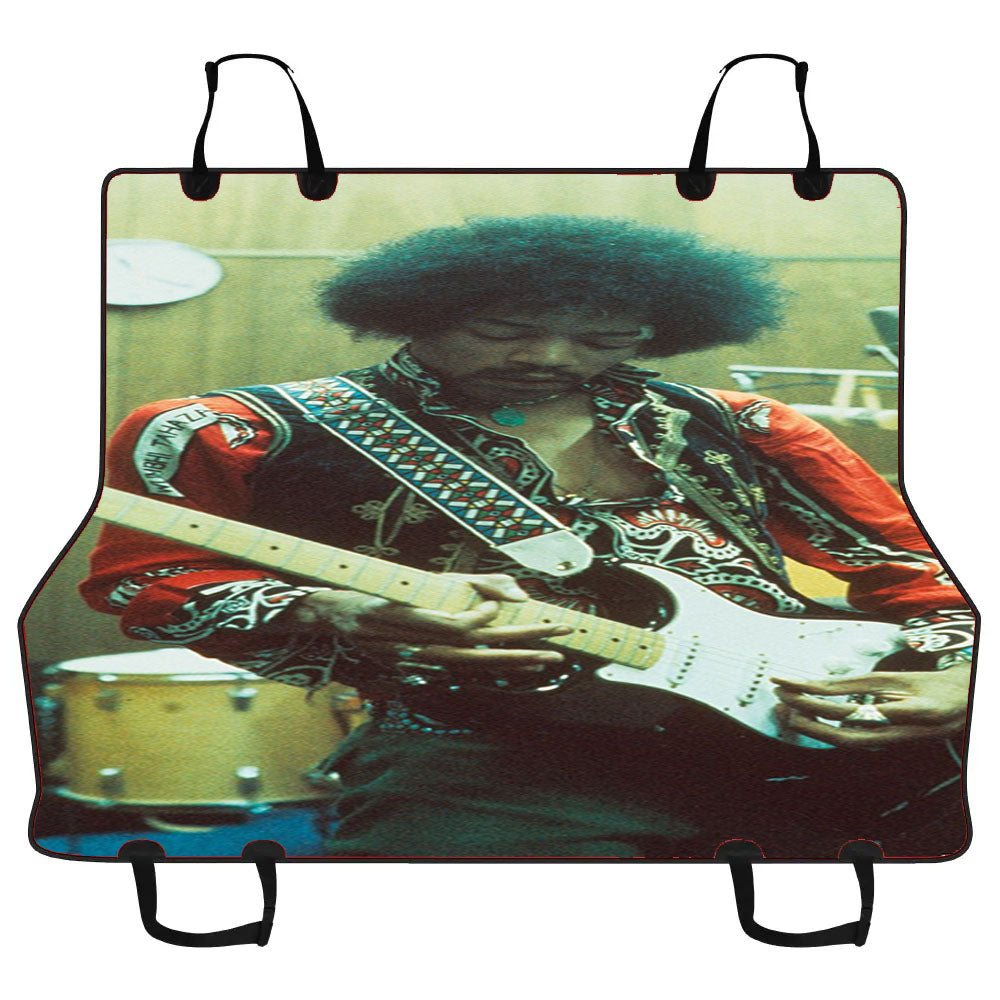Jimi Hendrix Guitar Playing Car Pet Seat Cover