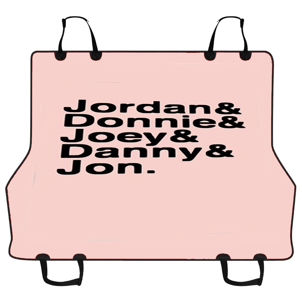 Joey Mcintyre Jordan Knight Donnie Wahlberg Boy Band Fandom Nkotb Car Pet Seat Cover