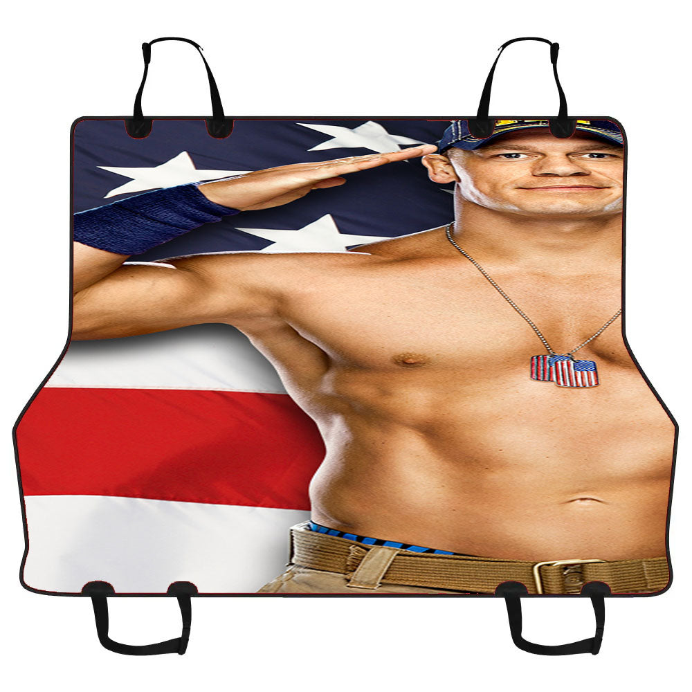 John Cena American Flag Wwe Car Pet Seat Cover