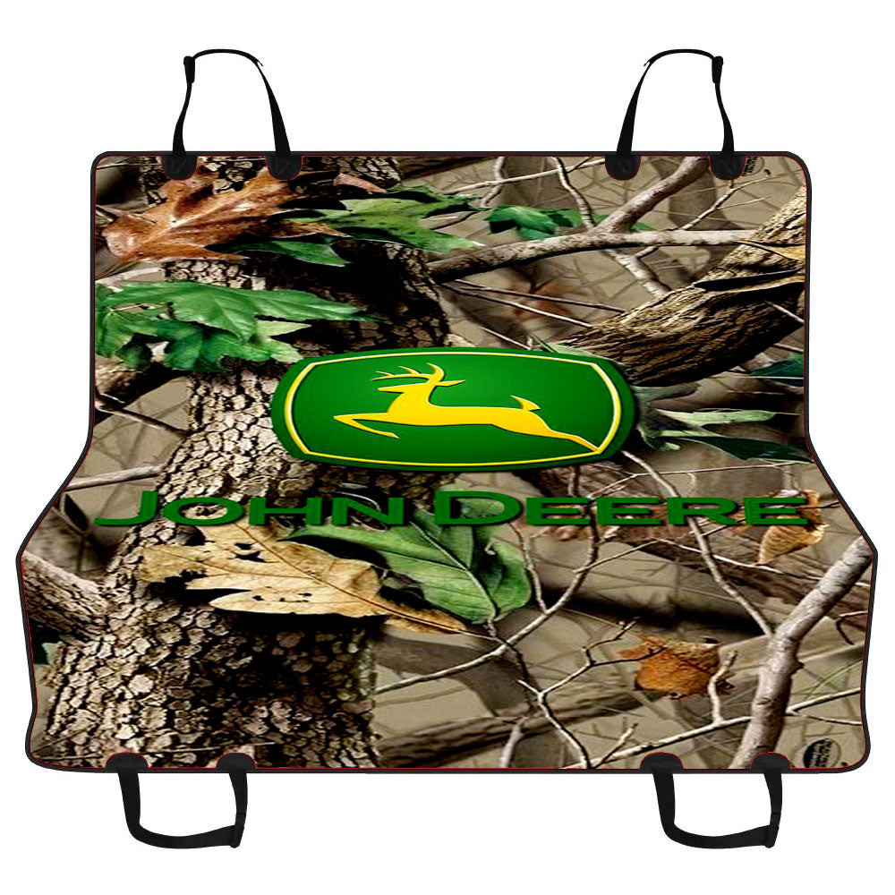 John Deere Camo Logo Car Pet Seat Cover