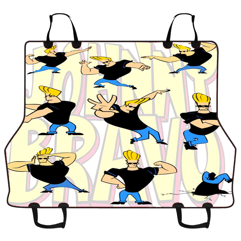 Johnny Bravo Pattern Wallpaper Car Pet Seat Cover