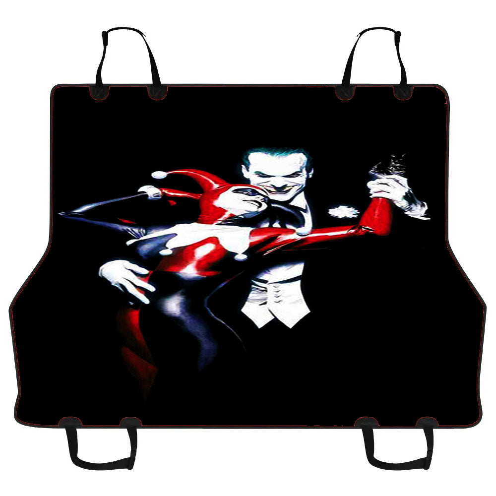 Joker And Harley Quinn Dark Car Pet Seat Cover