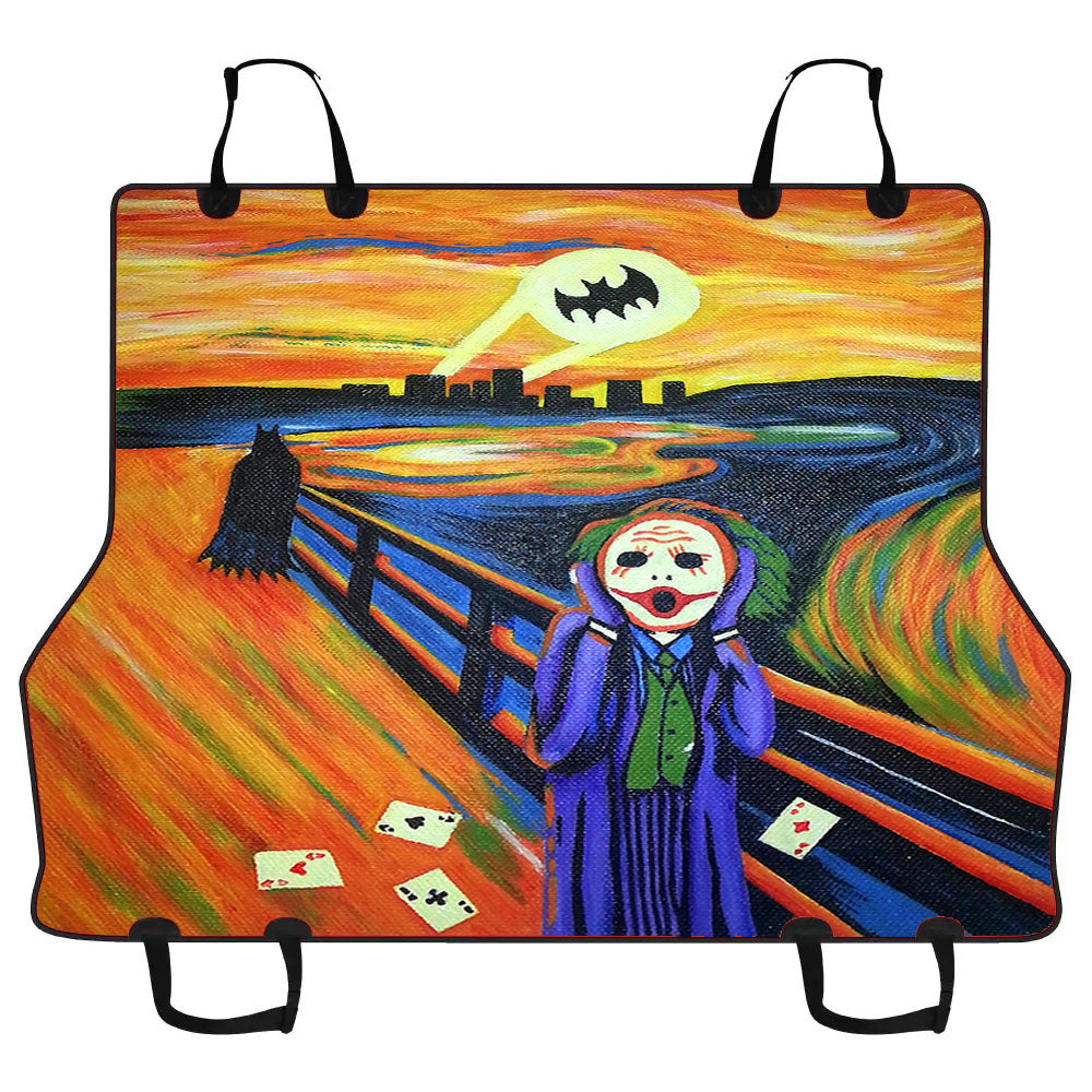 Joker Batman Scream Paint Car Pet Seat Cover
