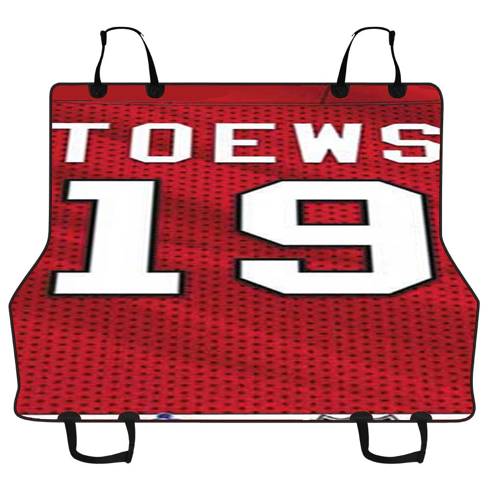 Jonathan Toews Jersey Pattern Car Pet Seat Cover