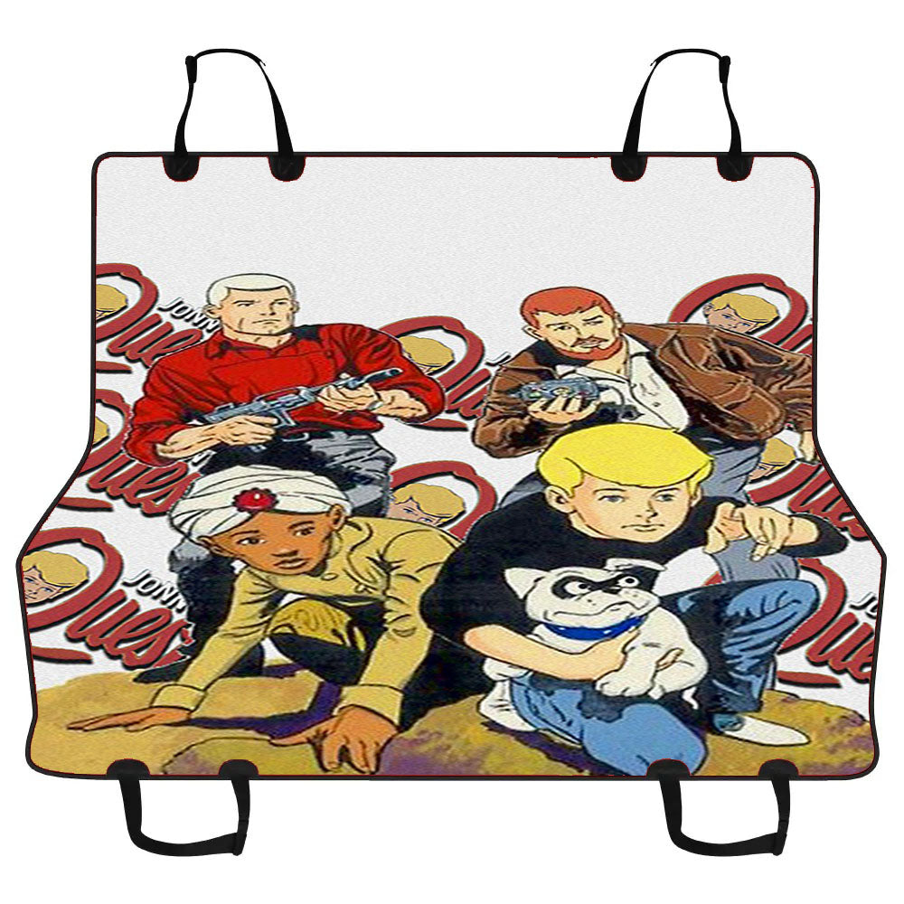 Jonny Quest Vintage Comic Noise Car Pet Seat Cover