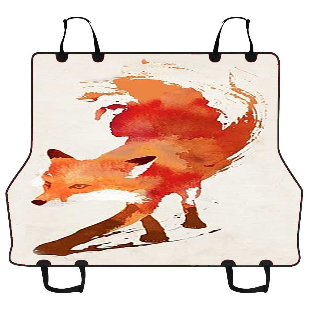 Jump Fox Art Car Pet Seat Cover