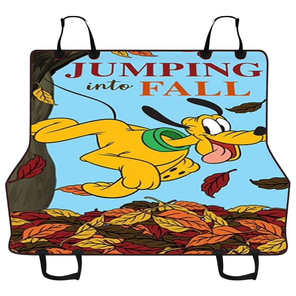 Jumping Into Fall Pluto Car Pet Seat Cover