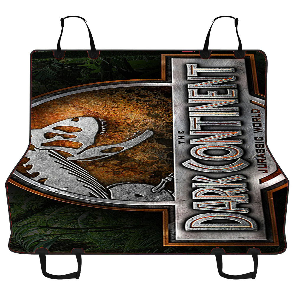 Jurassic World The Dark Continent Logo Jungle Car Pet Seat Cover