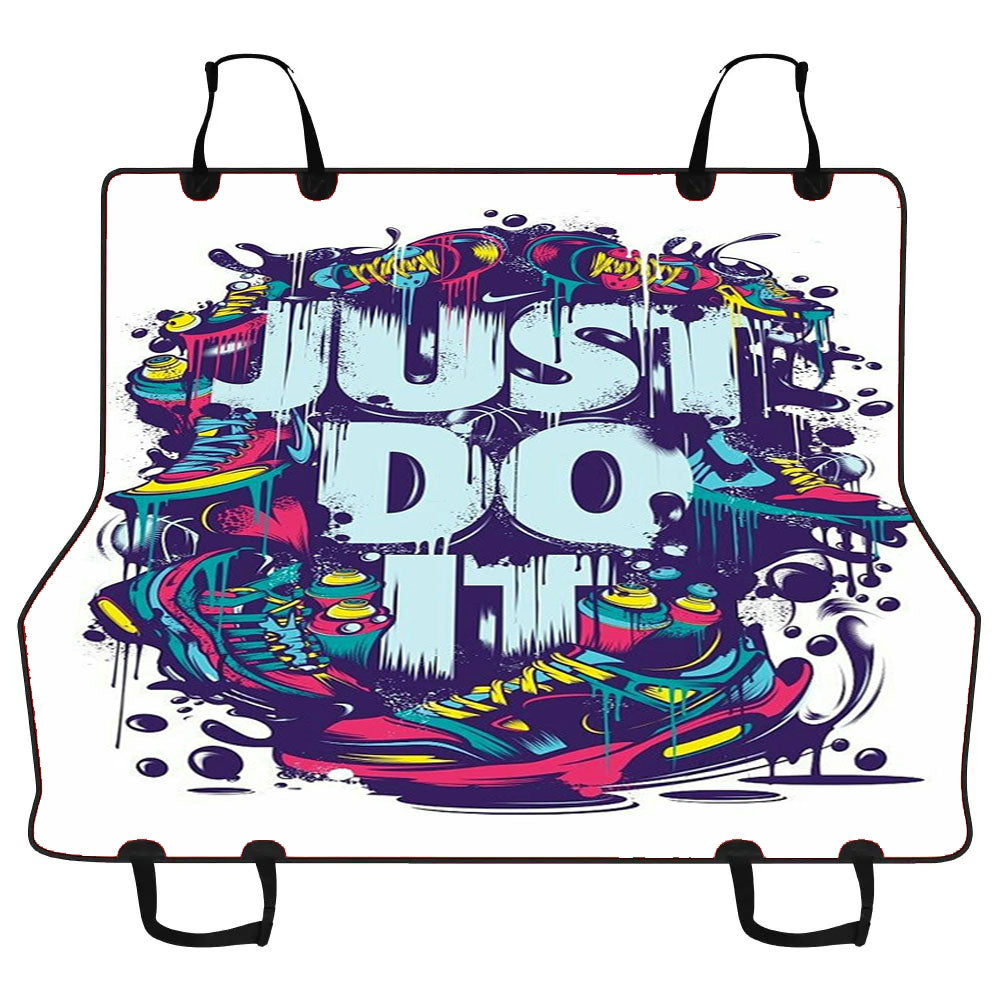 Just Do It Nike Art Shoes Car Pet Seat Cover