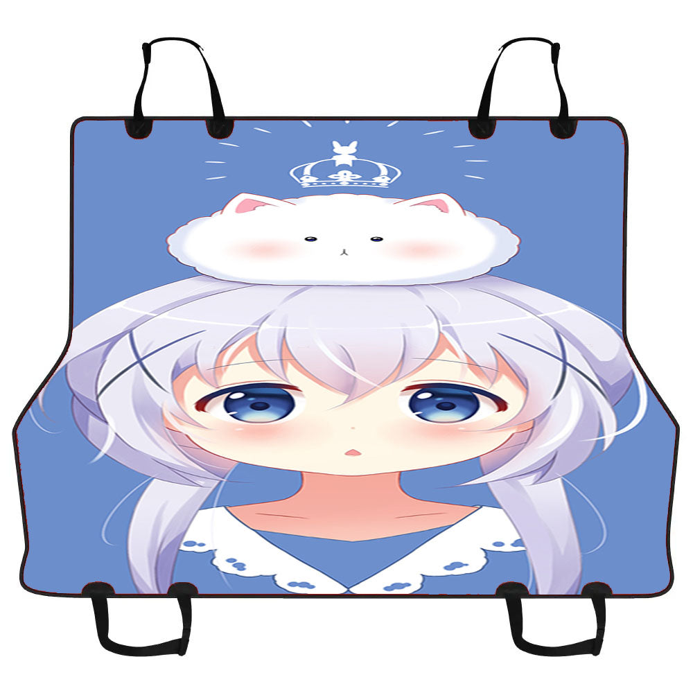 Kafuu Chino Anime Girl Car Pet Seat Cover