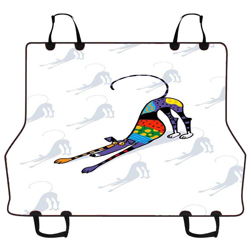 Kaleidoscope Bowdown Dog Car Pet Seat Cover