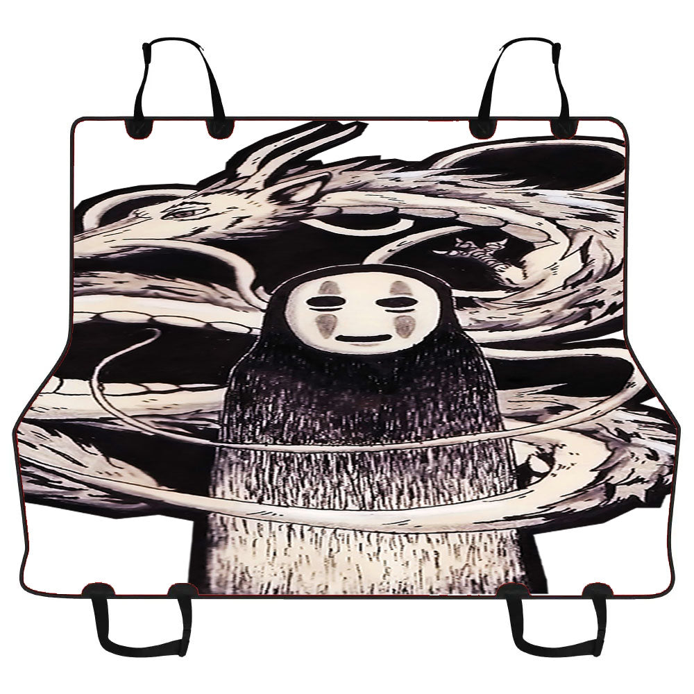 Kaonashi And The Dragon Car Pet Seat Cover