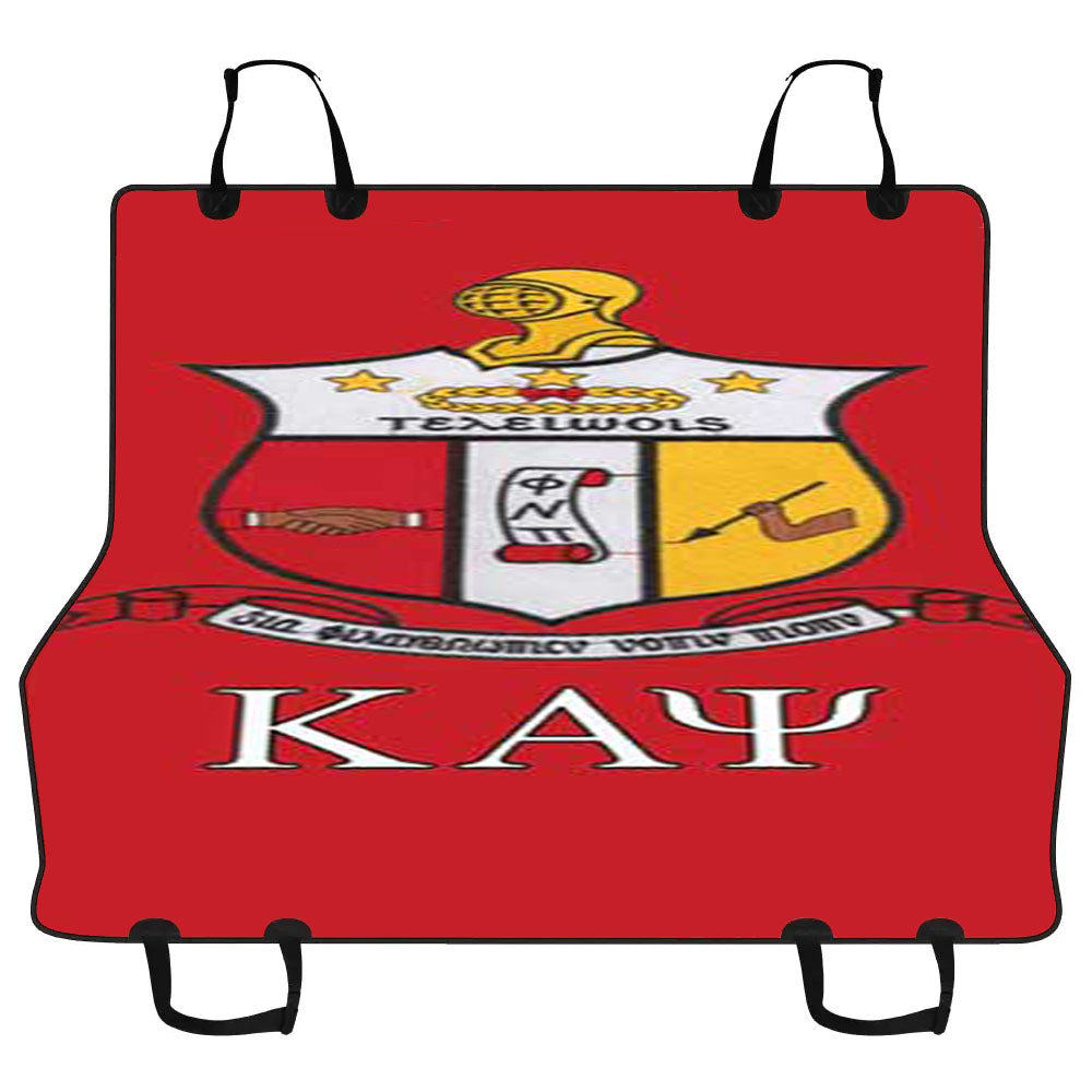 Kappa Alpha Psi Red Crest Car Pet Seat Cover