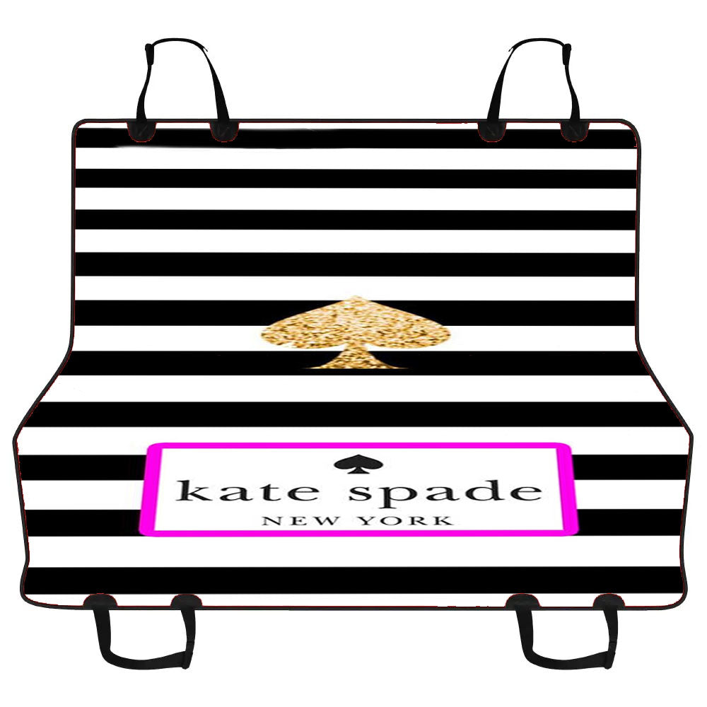 Kate Spade Black White Strip Car Pet Seat Cover