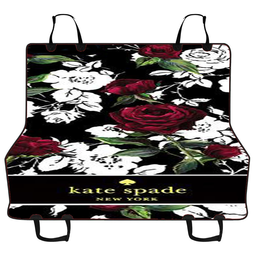 Kate Spade Rose Red White Car Pet Seat Cover