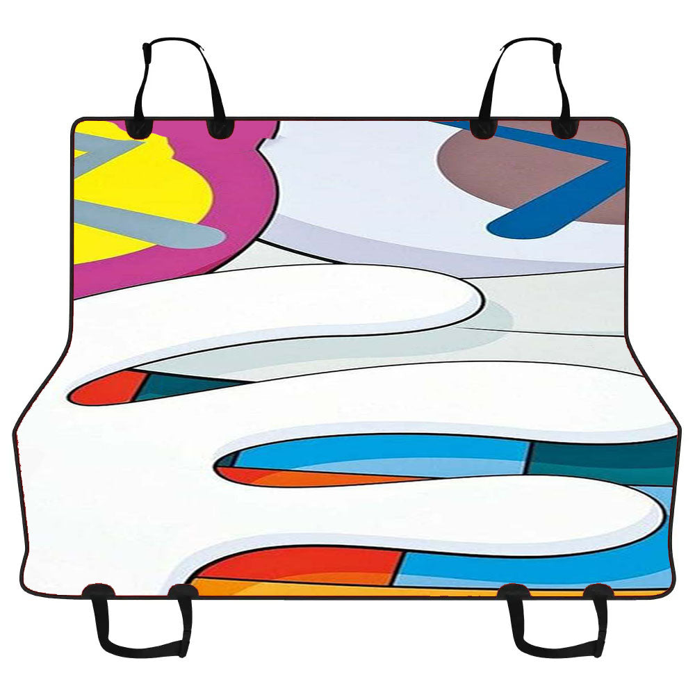 Kaws Cartoon Art Car Pet Seat Cover