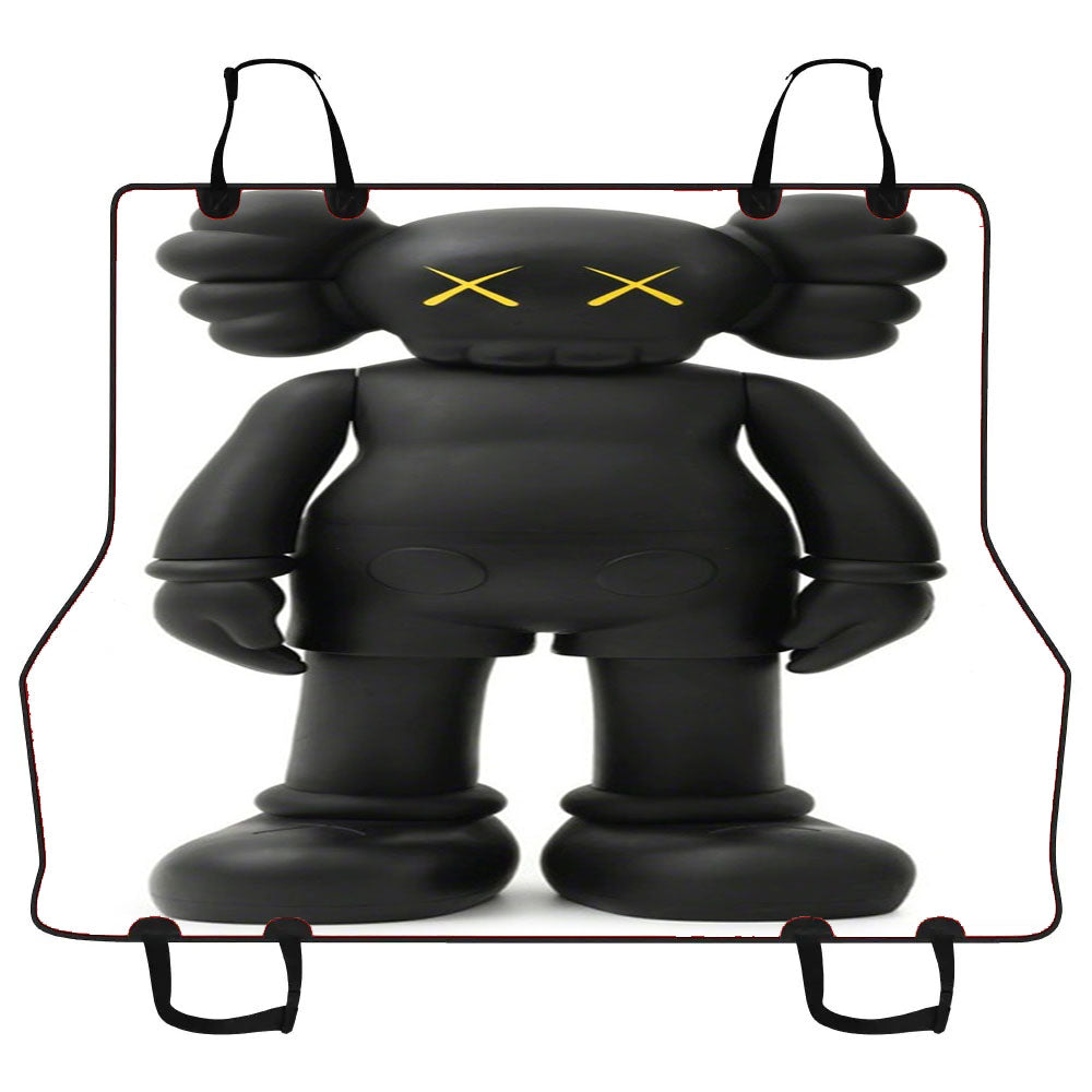 Kaws Companion Open Edition Vinyl Black Car Pet Seat Cover