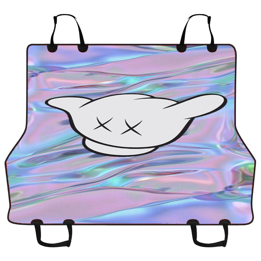 Kaws Hand Hollowgram Car Pet Seat Cover