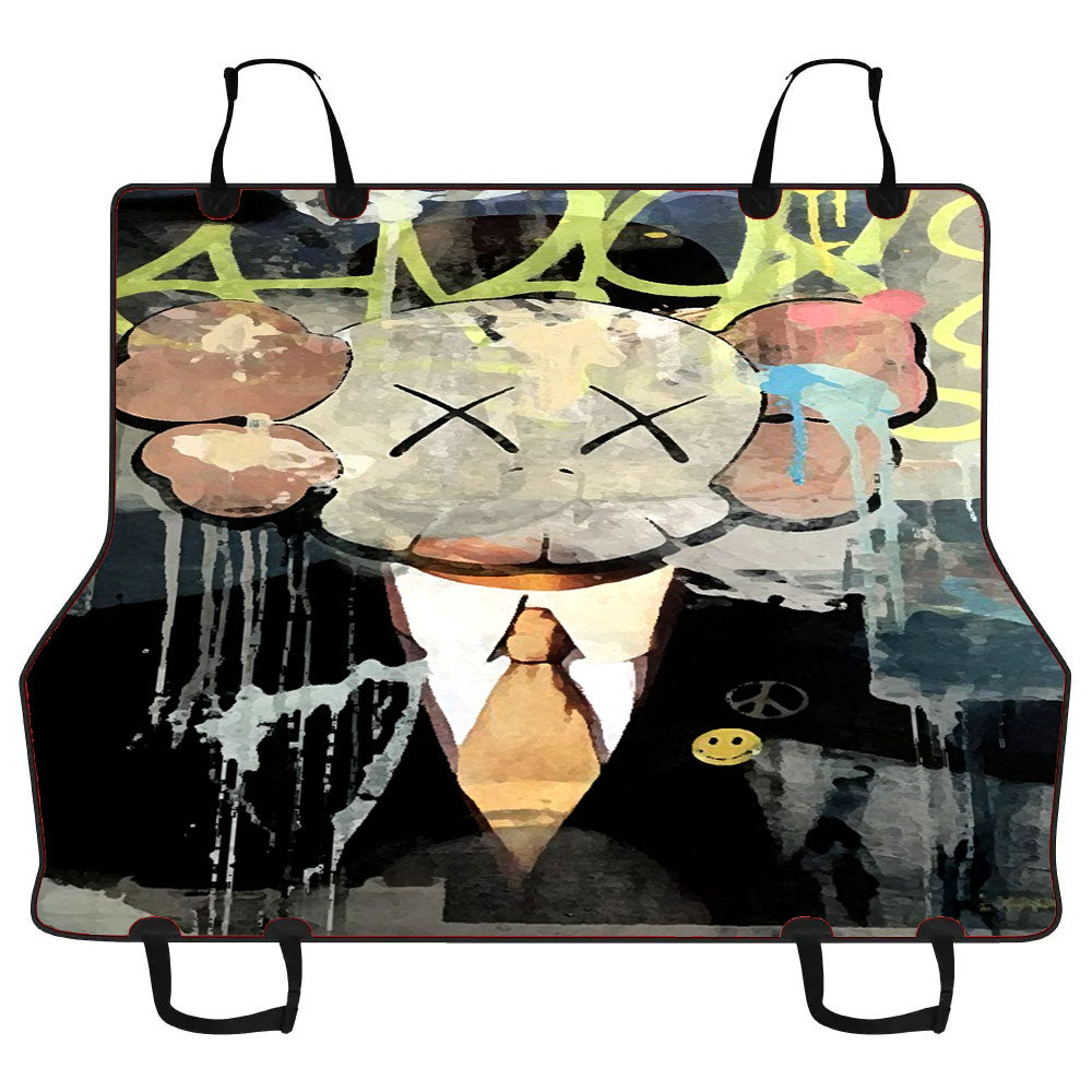 Kaws Mural Painting Car Pet Seat Cover