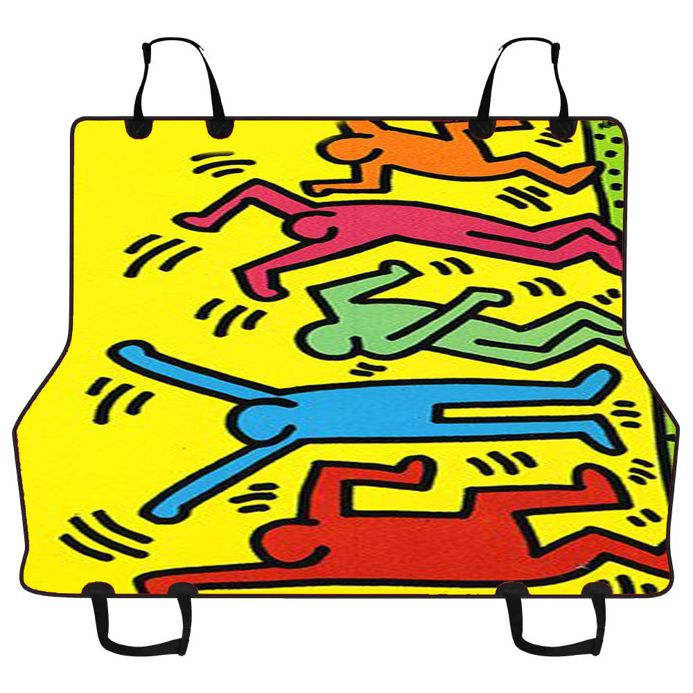 Keith Haring Pop Art Car Pet Seat Cover