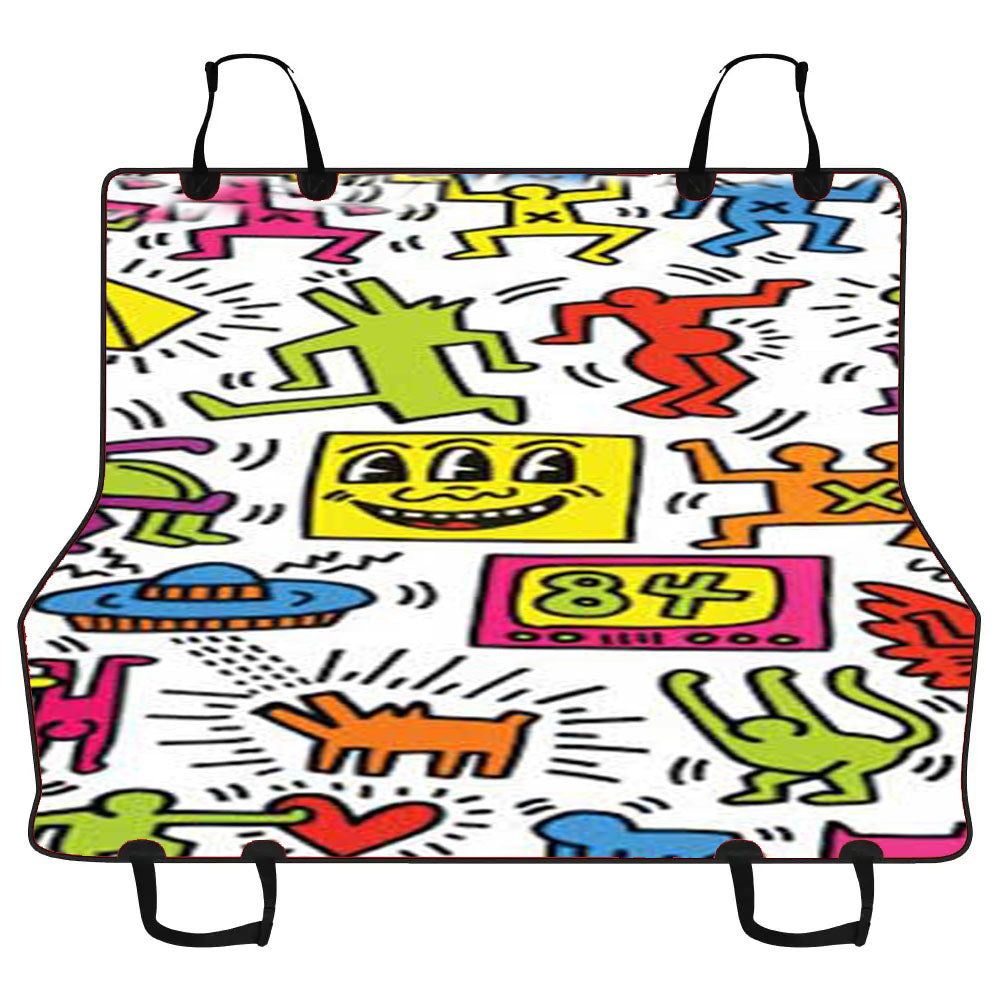 Keith Haring Tv 84 Car Pet Seat Cover