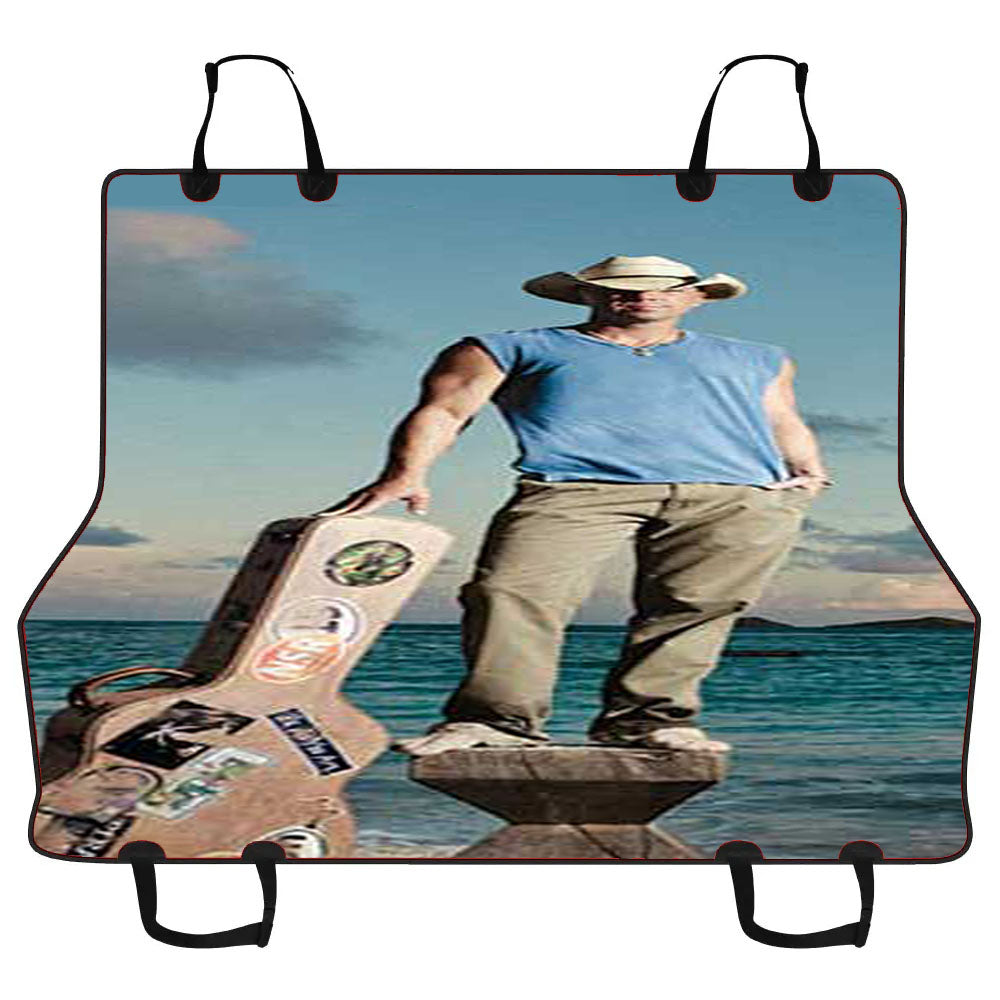 Kenny Chesney Guitar Case Car Pet Seat Cover