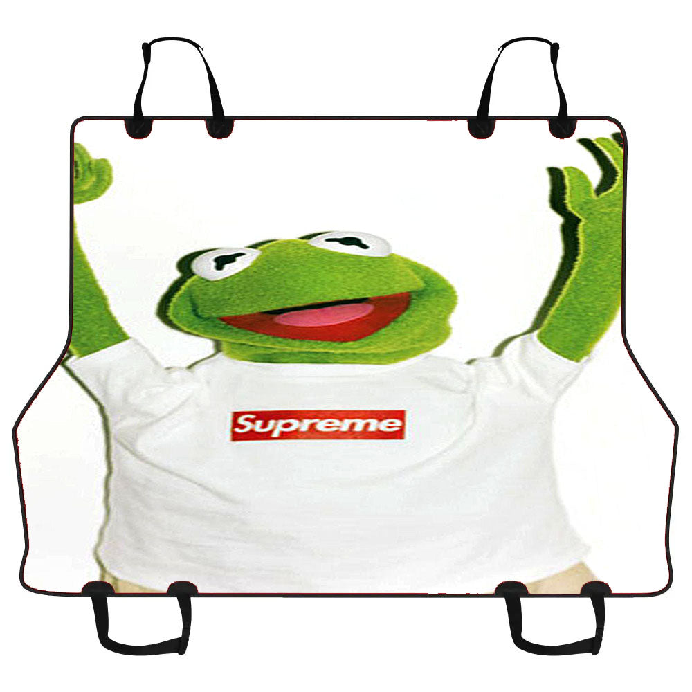 Kermit Green Hypebeast Toad Car Pet Seat Cover