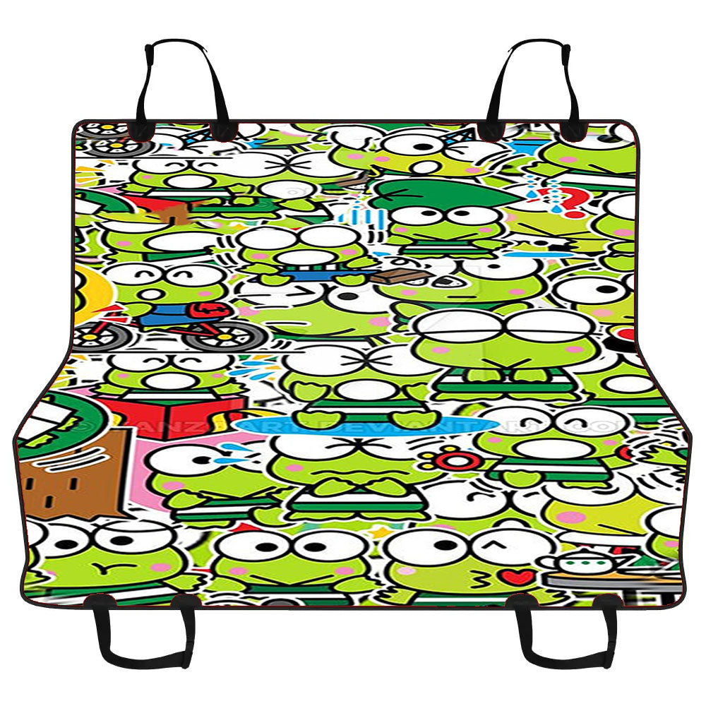 Keroppi Collage Car Pet Seat Cover